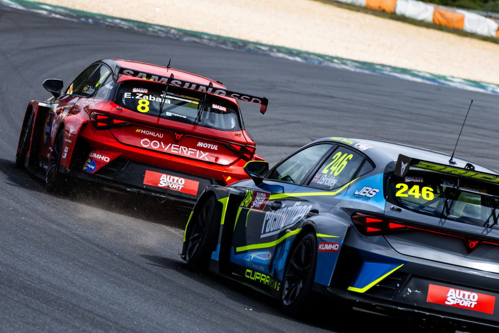 Erik Zabala, en la segunda ronda del TCR Spain de Estoril